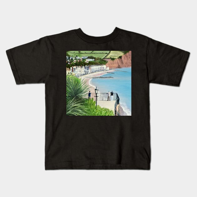 Sidmouth Kids T-Shirt by richardpaul